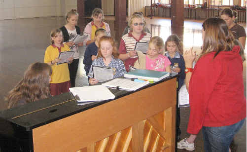 Students practise for last year’s concert with expectations just as high for this year. Students practise for last year’s concert with expectations just as high for this year.